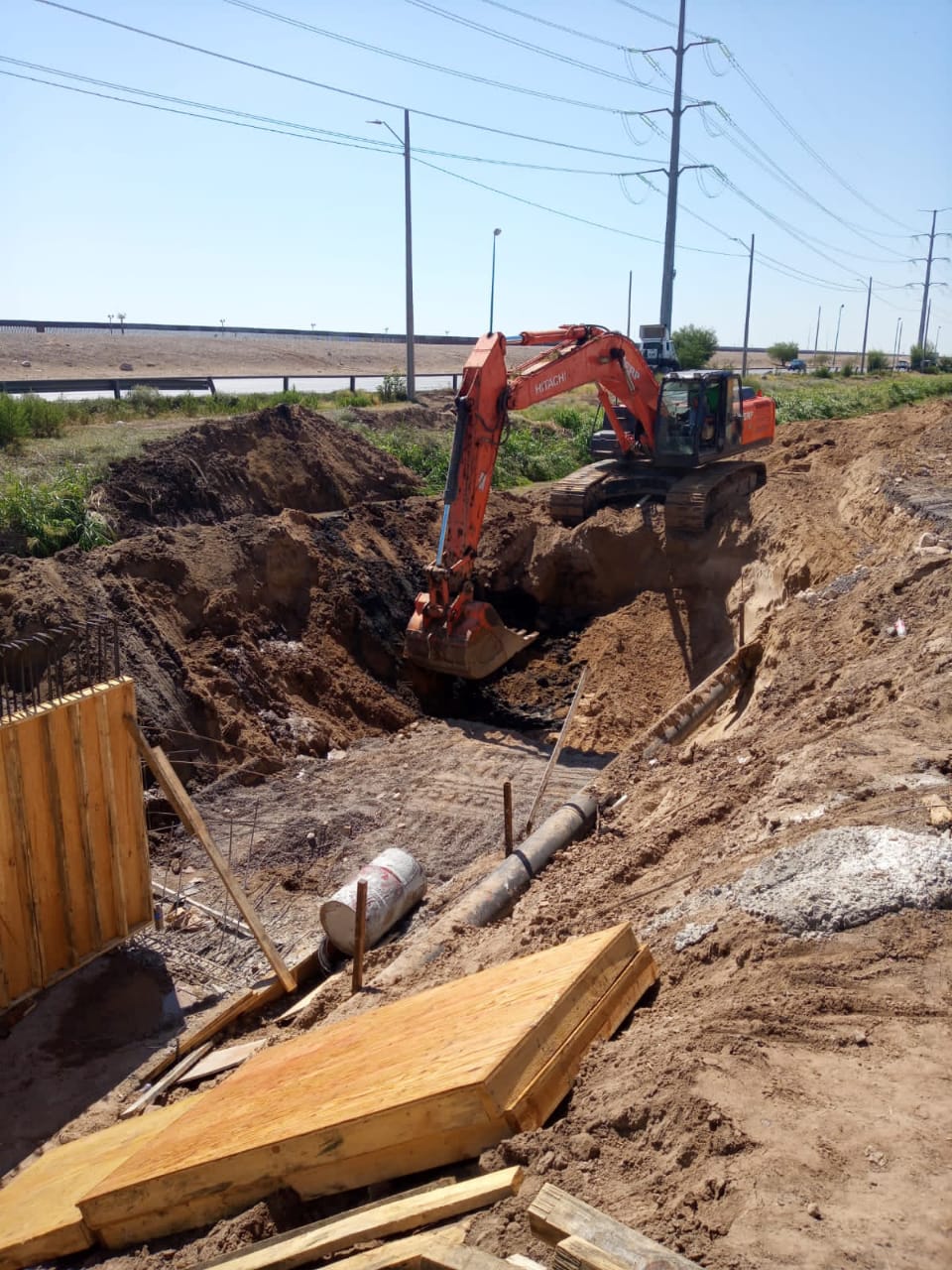 project-2 trabajos de construcción de sistema de drenaje y agua potable cd juarez chihuahua